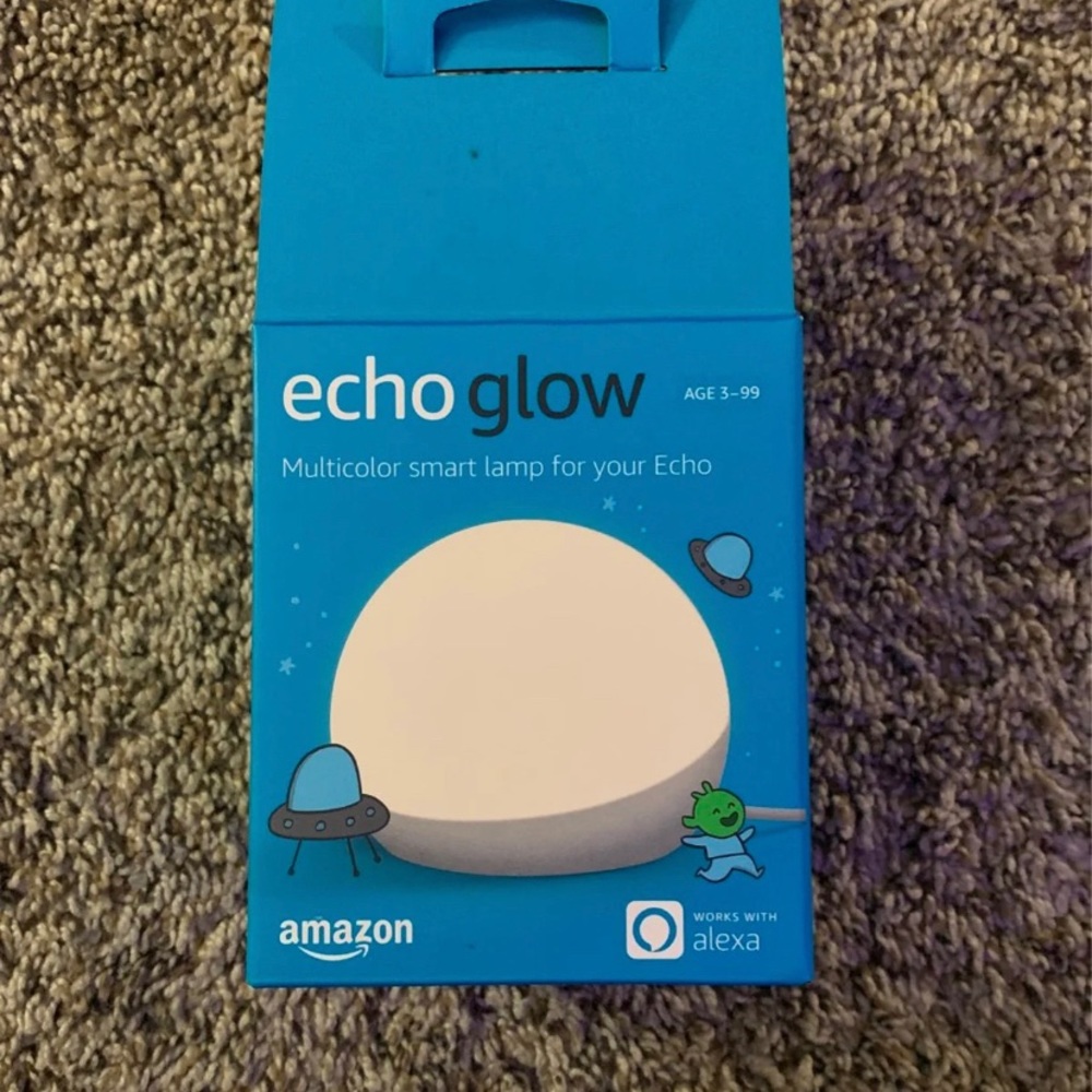 Amazon echo glow. Open box like new
